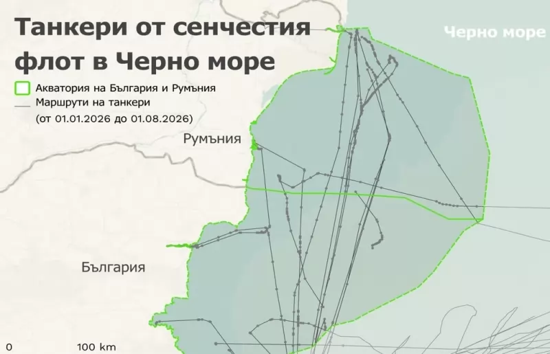 Russian 'shadow fleet' tankers have passed through the Black Sea near Bulgaria